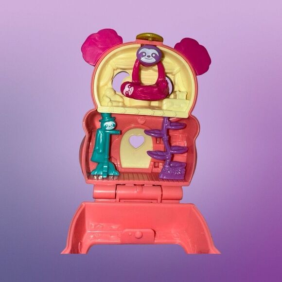 Polly Pocket Flip and Find Sloth Compact Playset B21 - Picture 6 of 6